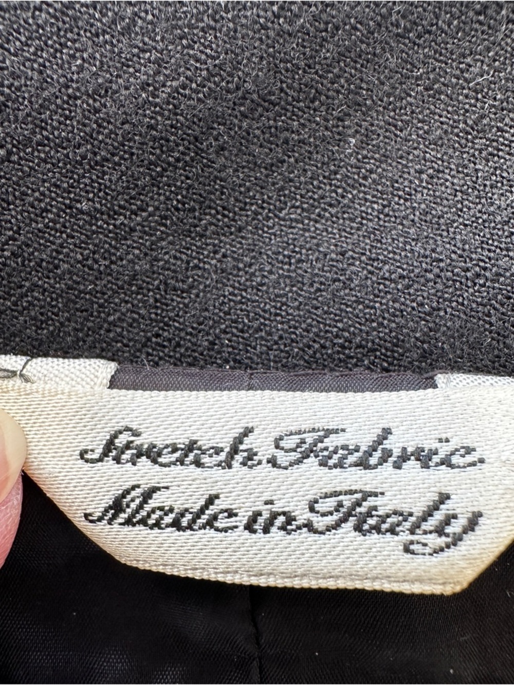 Talbots Tailored Button Front Jacket in a Stretch Wool Blend, Lined - Picture 13 of 14